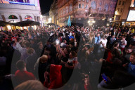 EURO 2020 - England-Fans feiern Final-Einzug in London