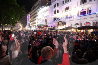 EURO 2020 - England-Fans feiern Final-Einzug in London