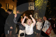 EURO 2020 - England-Fans feiern Final-Einzug in London