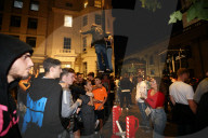 EURO 2020 - England-Fans feiern Final-Einzug in London