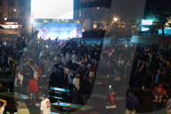 EURO 2020 - England-Fans feiern Final-Einzug in London
