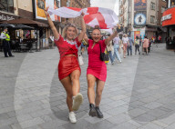 England fans start to arrive in London ahead of the Euro 2020 semi-finals