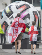 EURO 2020 - Stimmung beim Wembley-Stadion vor dem Final am Sonntag