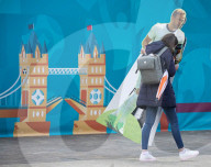 EURO 2020 - Stimmung beim Wembley-Stadion vor dem Final am Sonntag