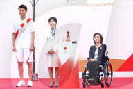 SPORT - Olympische Flamme in Tokio eingetroffen