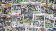 EURO 2020 - Zeitungs-Titelseiten nach Englands Halbfinalsieg gegen Dänemark