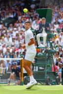 TENNIS - Wimbledon: Novak Djokovic führt im Endspiel