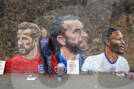 EURO 2020 - Three Lions on the Wall - Kunstaktion als Spendenaktion für Difibrillatoren in Nuneaton