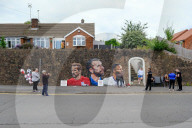 EURO 2020 - Three Lions on the Wall - Kunstaktion als Spendenaktion für Difibrillatoren in Nuneaton