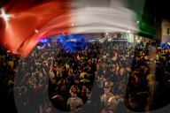 FUSSBALL-EM - Italienische Fans feiern den EM-Titel in Rom