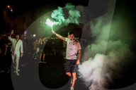 FUSSBALL-EM - Italienische Fans feiern den EM-Titel in Rom