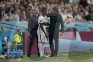 Gareth Southgate and Bukayo Saka