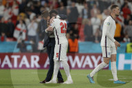 Gareth Southgate and Bukayo Saka