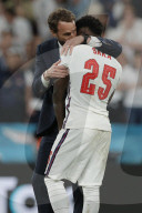 Gareth Southgate and Bukayo Saka