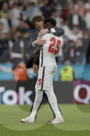 Gareth Southgate and Bukayo Saka
