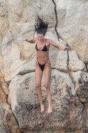 Bella Hadid Shows Off Her Bikini Body - Antibes