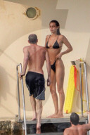 Bella Hadid Shows Off Her Bikini Body - Antibes