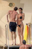 Bella Hadid Shows Off Her Bikini Body - Antibes