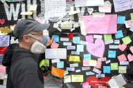 EURO 2020 - Sympathiebekundungen - Anwohner und Fans überkleben die von Vandalen beschädigte Rashford-Mauer in Manchester