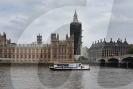 A boat with Julian Assange supporters on board in central London