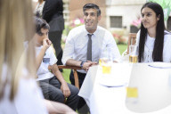 PM Boris Johnson hosts a "Don't face it alone" reception.