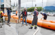 NEWS - Schweiz Hochwasser: Schutzmassnahmen in Luzern