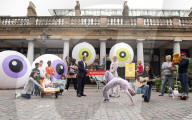 Sadiq Khan launches his Summer Lets Do London Campaign at the Transport Museum, Covent Garden, London.