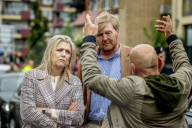 ROYALS - Willem Alexander und Maxima besuchen den vom Hochwasser betroffenen Ort Valkenburg