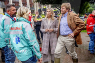 ROYALS - Willem Alexander und Maxima besuchen den vom Hochwasser betroffenen Ort Valkenburg