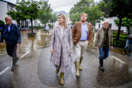 ROYALS - Willem Alexander und Maxima besuchen den vom Hochwasser betroffenen Ort Valkenburg