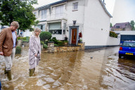 ROYALS - Willem Alexander und Maxima besuchen den vom Hochwasser betroffenen Ort Valkenburg