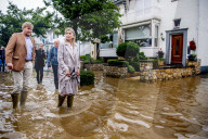 ROYALS - Willem Alexander und Maxima besuchen den vom Hochwasser betroffenen Ort Valkenburg
