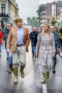 ROYALS - Willem Alexander und Maxima besuchen den vom Hochwasser betroffenen Ort Valkenburg