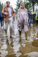 ROYALS - Willem Alexander und Maxima besuchen den vom Hochwasser betroffenen Ort Valkenburg