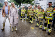 ROYALS - Willem Alexander und Maxima besuchen den vom Hochwasser betroffenen Ort Valkenburg