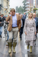 ROYALS - Willem Alexander und Maxima besuchen den vom Hochwasser betroffenen Ort Valkenburg