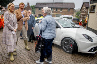 ROYALS - Willem Alexander und Maxima besuchen den vom Hochwasser betroffenen Ort Valkenburg