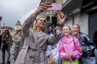 ROYALS - Willem Alexander und Maxima besuchen den vom Hochwasser betroffenen Ort Valkenburg
