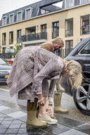 ROYALS - Willem Alexander und Maxima besuchen den vom Hochwasser betroffenen Ort Valkenburg