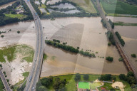 NEWS - Hochwasser Deutschland: Die Ruhr aus der Luft gesehen