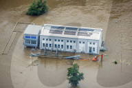 NEWS - Hochwasser Deutschland: Die Ruhr aus der Luft gesehen