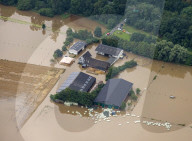 NEWS - Hochwasser Deutschland: Die Ruhr aus der Luft gesehen