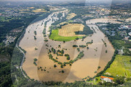 NEWS - Hochwasser Deutschland: Die Ruhr aus der Luft gesehen