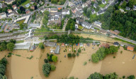 NEWS - Hochwasser Deutschland: Die Ruhr aus der Luft gesehen