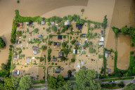 NEWS - Hochwasser Deutschland: Die Ruhr aus der Luft gesehen