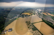 NEWS - Hochwasser Deutschland: Die Ruhr aus der Luft gesehen