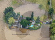 NEWS - Hochwasser Deutschland: Die Ruhr aus der Luft gesehen