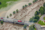 NEWS - Hochwasser Deutschland: Die Ruhr aus der Luft gesehen