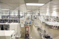 Envision AESC Cell manufacturing area for electric batteries produced for the Nissan Leaf car