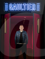 Jean-Paul Gaultier at the company's headquarters in Paris